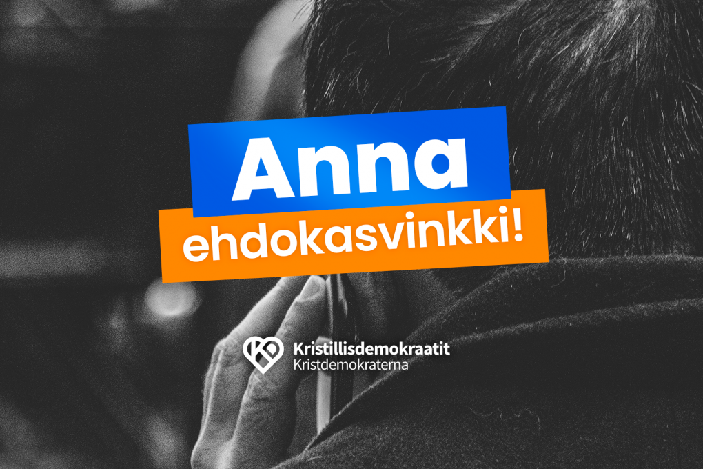 Ehdokkaaksi alue- ja kuntavaaleihin / Anna myös ehdokasvinkkejä